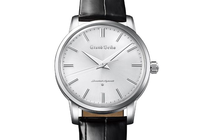 Grand Seiko復刻系列腕錶950鉑金錶殼白面款