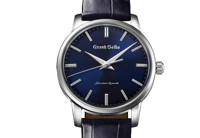 Grand Seiko復刻系列腕錶鈦金屬錶殼藍面款