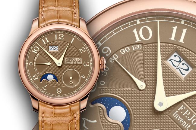 加大日期與月相窗 F.P. Journe Octa Automatique Lune Havana