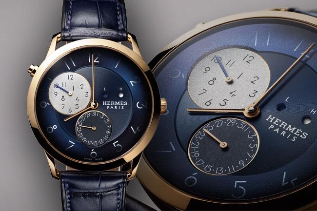 優雅漫遊時區  愛馬仕Slim d’Hermès GMT兩地時間腕錶 2020新錶