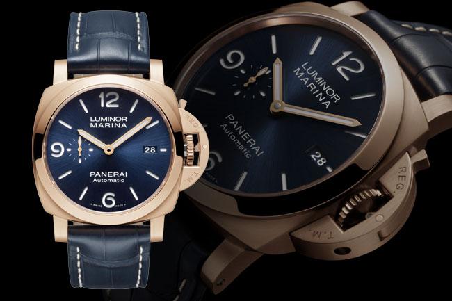 沛納海Luminor Marina Panerai Goldtech紅金腕錶