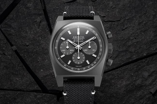 真力時Chronomaster復刻版「暗影」腕錶  劃開黑暗面紗