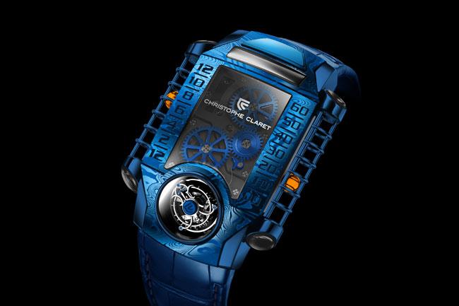 CHRISTOPHE CLARET X-TREM-1 大馬士革鋼Blue一下 2020新錶