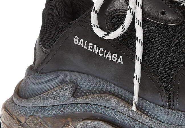 BALENCIAGA Triple S Clear Sole仿舊感 復古運動鞋