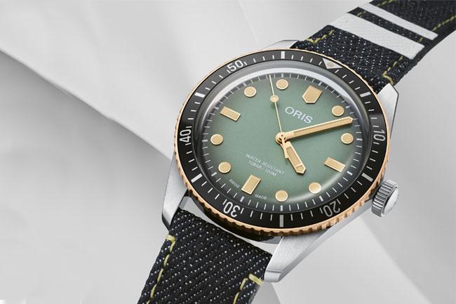 ORIS x MOMOTARO聯名款腕錶  桃太郎「出陣條紋」新時尚 