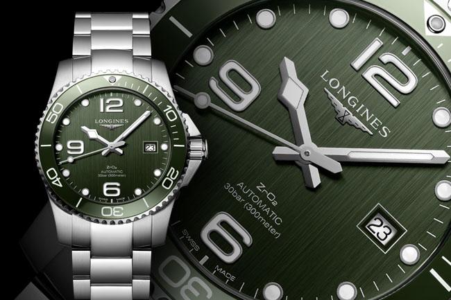 LONGINES 深海征服者專賣店特別版 軍綠浪鬼