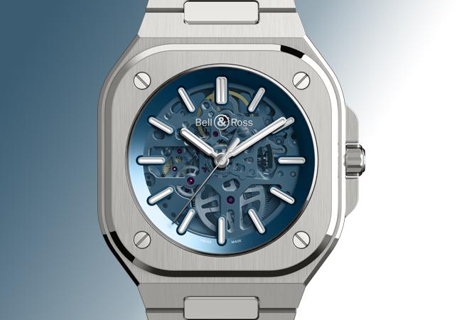 BELL & ROSS BR05 Skeleton Blue 鏤空錶