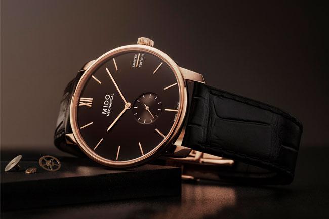 美度Baroncelli Mechanical永恆系列手上鍊小秒針限量腕錶