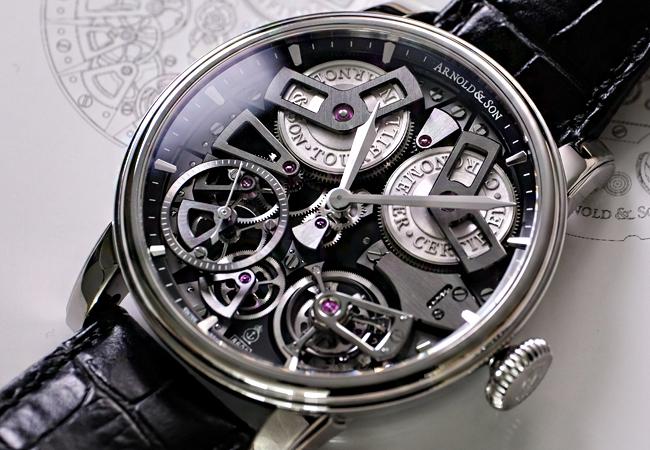 亞諾表ARNOLD & SON 36號天文台陀飛輪 鏤空