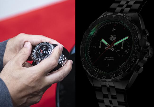 泰格豪雅TAG HEUER × Fragment Design Heuer 02聯名計時碼錶 藤原浩