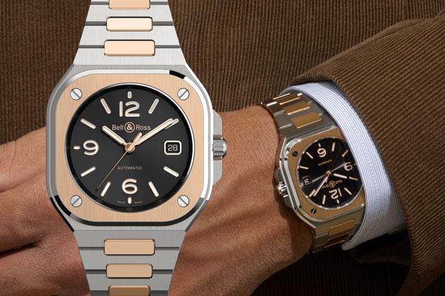 玫瑰金新成員 BELL & ROSS BR 05 Black Steel & Gold
