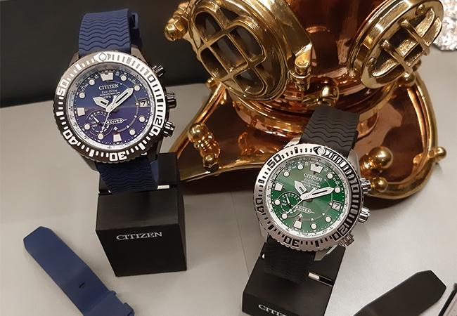 CITIZEN 鈦金屬科技50週年旗艦紀念限量腕錶 光動能GPS衛星對時潛水腕錶F158
