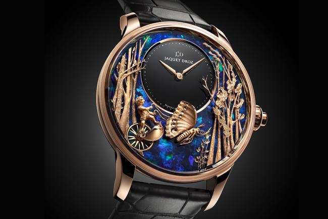 雅克德羅JAQUET DROZ澳寶愛之蝴蝶自動玩偶腕錶