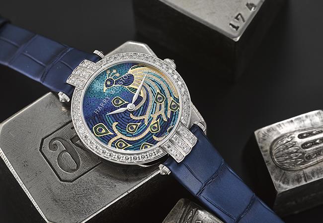 HARRY WINSTON Premier 卓時系列Precious Peacock 自動腕錶