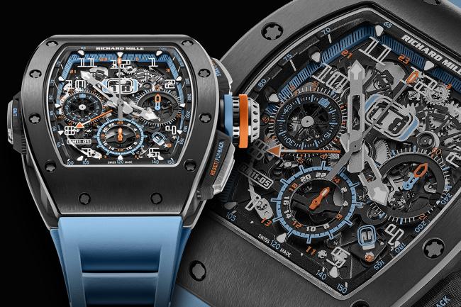 RICHARD MILLE RM 11-05飛返計時GMT 防彈材質運用