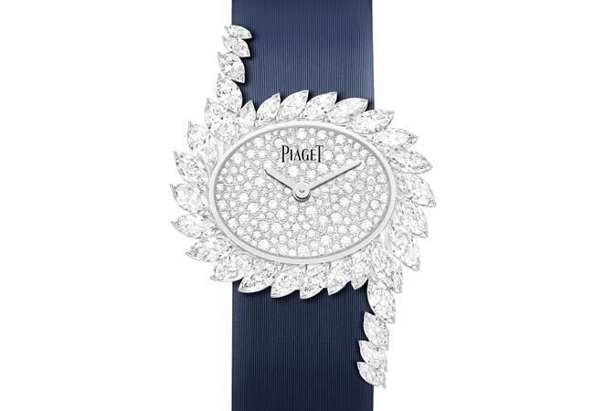 伯爵表PIAGET Limelight Gala系列18K白金鑲鑽高級珠寶腕錶