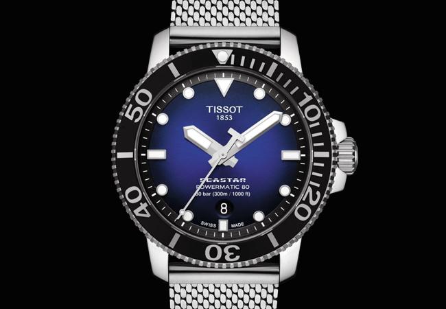 天梭表TISSOT Seastar 1000 Powermatic 80自動款潛水錶