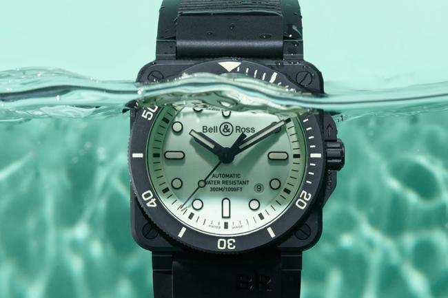 潛水強效夜光免擔心 BELL & ROSS BR 03-92 Diver Full Lum