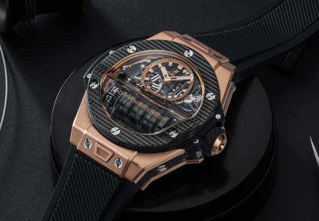 宇舶HUBLOT MP-11皇金３D碳纖維腕錶