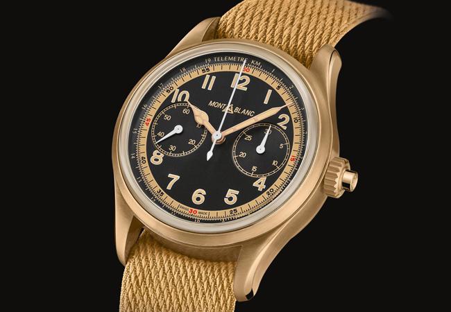 萬寶龍MONTBLANC 1858系列單按把計時碼錶限量款1858
