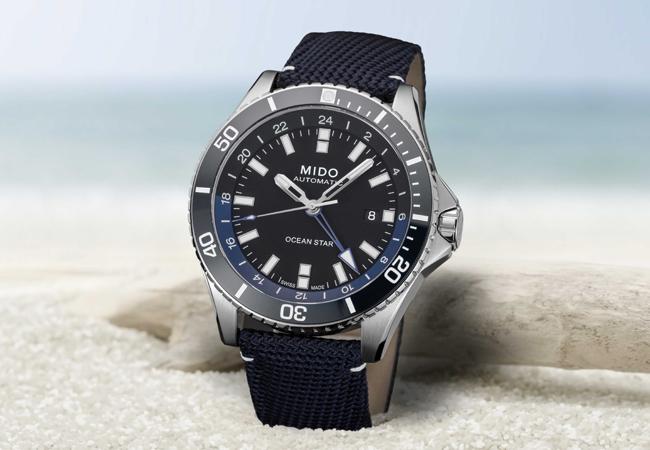 美度MIDOOcean Star GMT海洋之星兩地時區腕錶