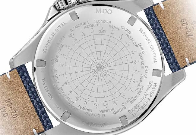 美度MIDOOcean Star GMT海洋之星兩地時區腕錶