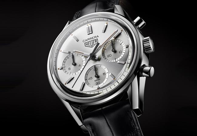 泰格豪雅TAG HEUER Carrera 160週年銀色復刻限量腕錶