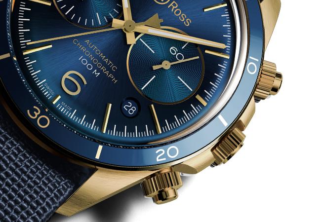 柏萊士BELL & ROSS BRV2-94 Aéronavale Bronze 計時碼錶