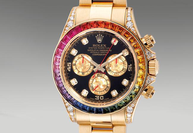 勞力士ROLEX Ref. 116598RBOW Daytona Rainbow彩虹計時碼錶