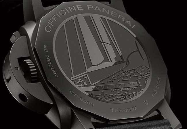 沛納海PANERAI Luminor Rossa GMT- 44mm。型號PAM01036