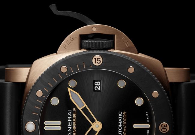 沛納海PANERAI  Submersible Goldtech Orocarbo紅金碳纖維潛水錶 PAM01070