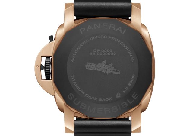 沛納海PANERAI  Submersible Goldtech Orocarbo紅金碳纖維潛水錶 PAM01070