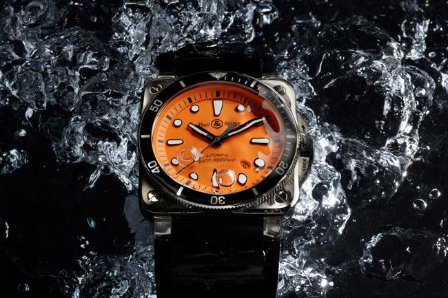 全新橙色迎秋季 BELL & ROSS BR 03-92 Diver Orange