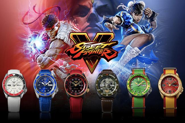 格鬥風暴來襲 Seiko 5 Sports X 快打旋風5聯名限定錶