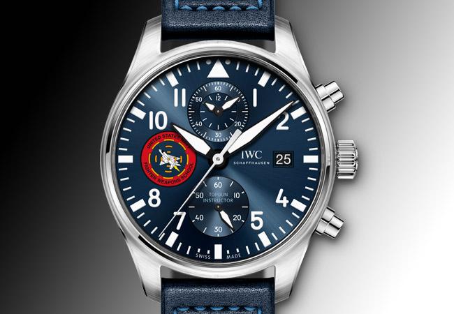IWC飛行員計時腕錶「TOP GUN 50週年」特別版；型號IW387813
