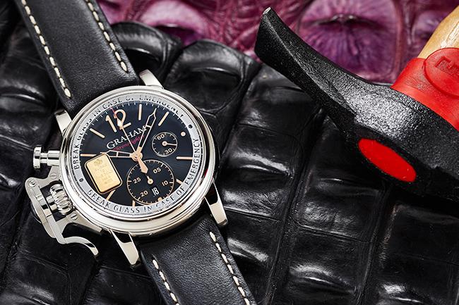GRAHAM Chronofighter Vintage Ltd- Emergency  Gold 買錶送黃金
