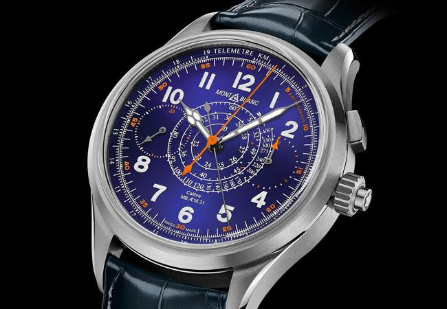 萬寶龍MONTBLANC 1858系列雙秒追針計時碼錶限量款