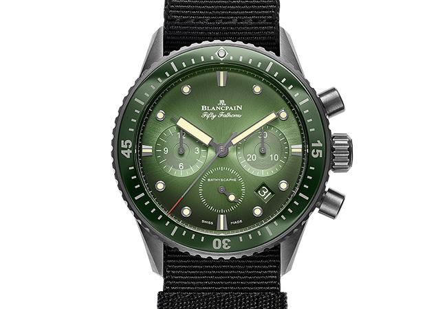 寶珀BLANCPAIN 五十噚深潛器飛返計時碼錶