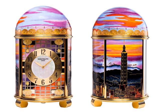 百達翡麗PATEK PHILIPPE「雲輝霞映‧台北」圓頂座鐘
