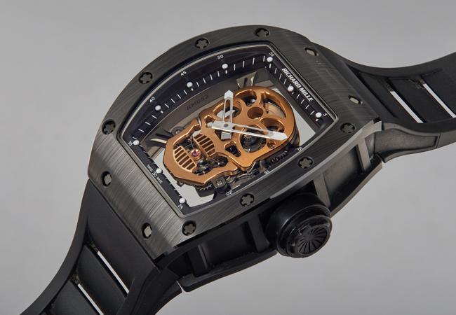 RICHARD MILLE「Skull TZP」陶瓷陀飛輪腕錶，型號RM052-01
