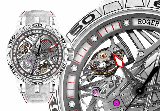 羅杰杜彼Excalibur Aventador S腕錶 網上限定