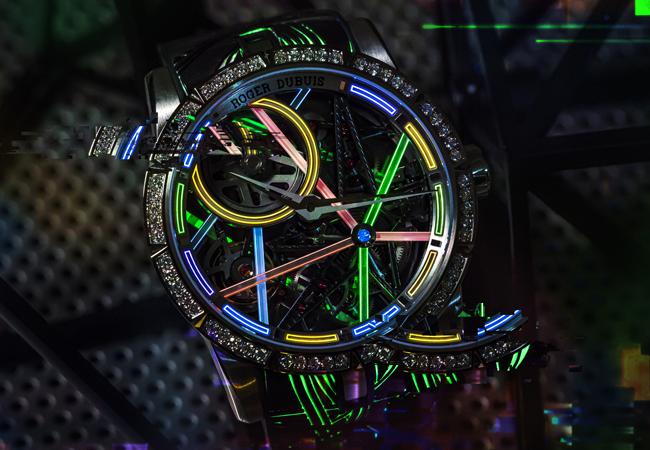 羅杰杜彼ROGER DUBUIS Excalibur Blacklight腕錶 