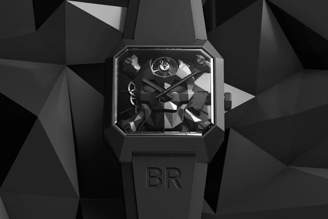 BELL & ROSS BR 01 CYBER SKULL 型號BR01-CSK-CE/SRB