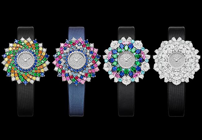 海瑞溫斯頓卓時 HARRY WINSTON 萬花筒 Kaleidoscope 頂級珠寶時計彩色寶石腕錶