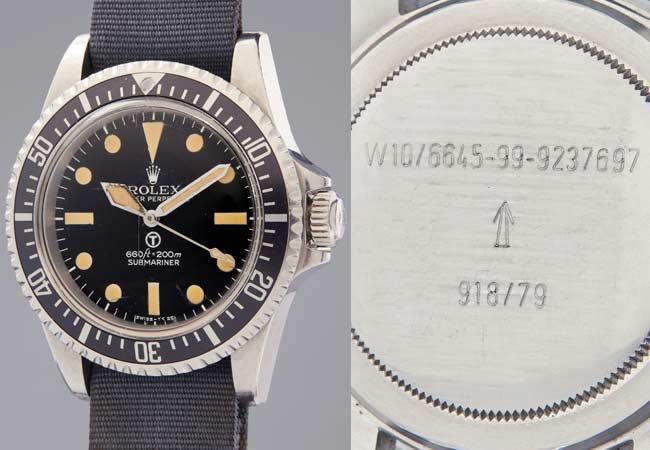 勞力士ROLEX Submariner MilSub Ref.5517。