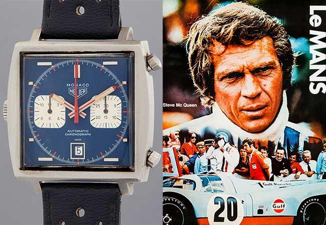 泰格豪雅TAG HEUER Monaco Ref.1133 Steve McQueen。