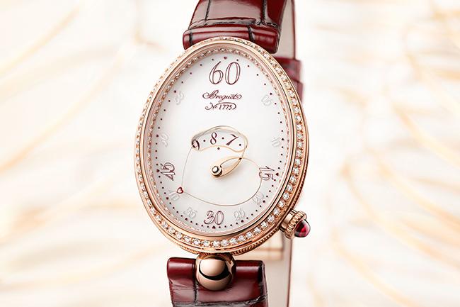 寶璣BREGUET REINE DE NAPLES CŒUR 9825 心願仕女鑽錶，型號： 9825BR/S8/964 D00D