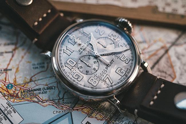 純銀錶殼打造  ZENITH Pilot Type 20 Silver計時腕錶  