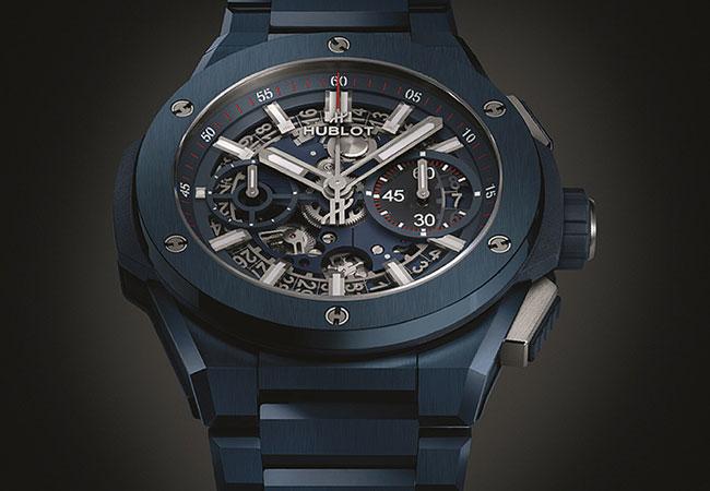 宇舶HUBLOT陶瓷鍊帶計時碼錶，型號：451.EX.5123.EX