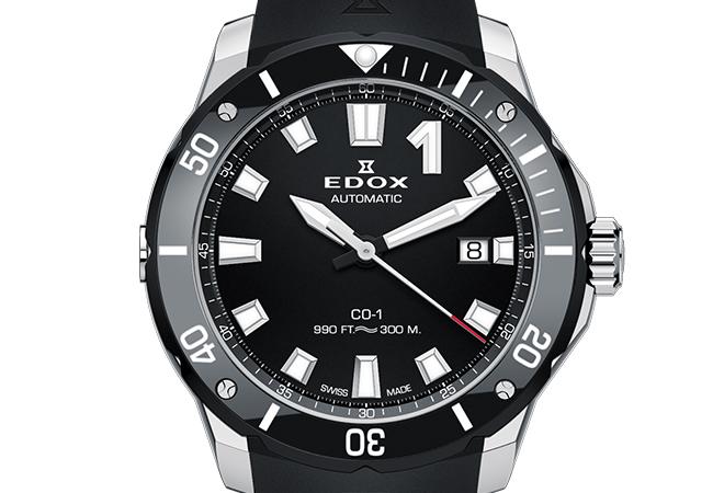 伊度EDOX CO-1 海上先鋒系列黑色款